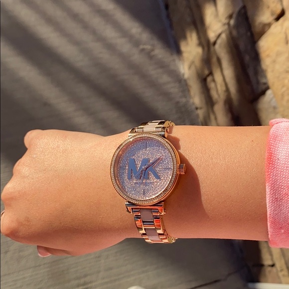 MK Diamond Watch